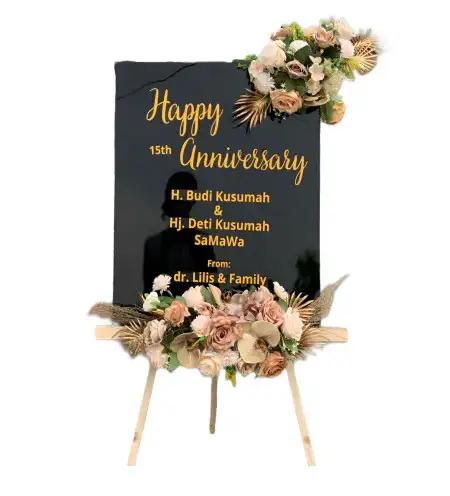 Papan Bunga Akrilik Cabean